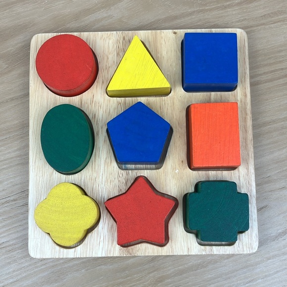 Set of 2 Plan Toys Form Board & Plan Toys Shape Fitter - Picture 6 of 12